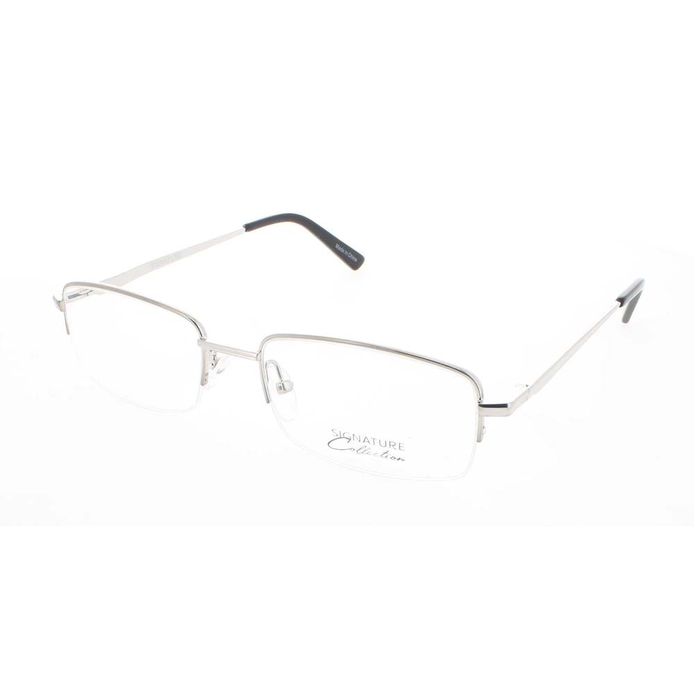 SIGNATURE 1129-Silver-54 Eyeglasses Eye Glasses SILVER Authentic New